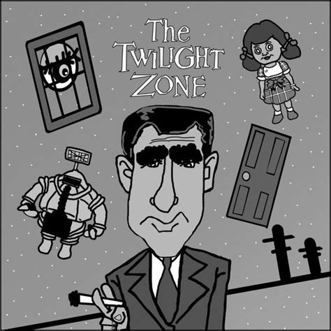 Twilight Zone Episodes Art Rod Serling Movies Art Sci By Popsicart 55