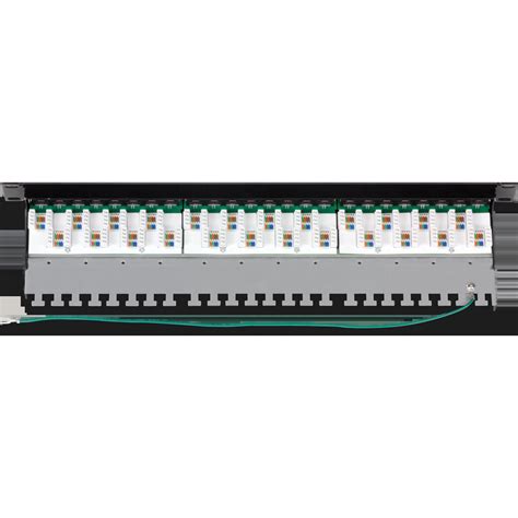 24 Port Cat6a Shielded 1u Patch Panel Patch Panel Trendnet Tc P24c6as