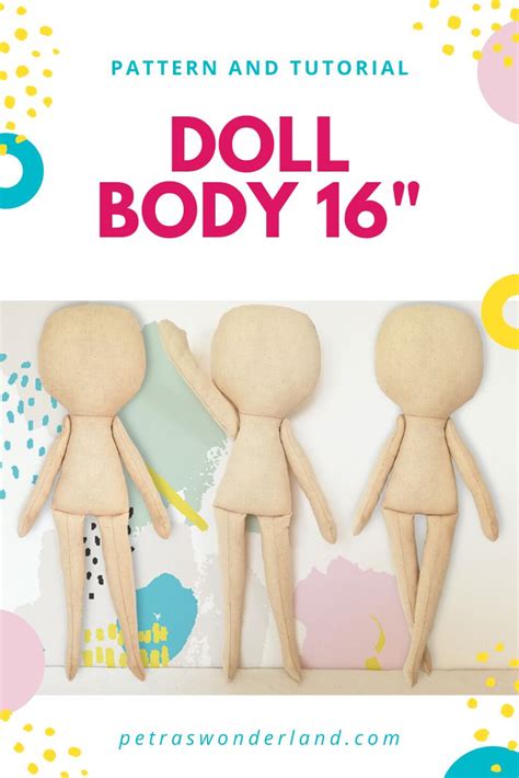 Doll Body 16“ Is Made From Fabric And It Is Machine Sewn This Sewing Tutorial Is Very Detai