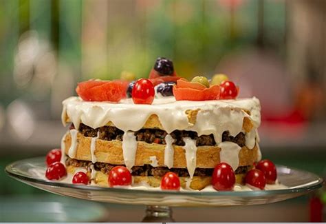 Naked cake salgado Tempero de Família Receitas