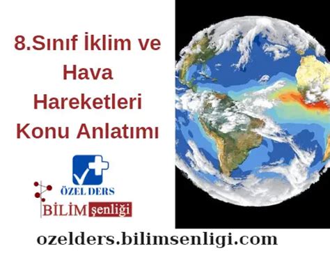 8 Sınıf İklim ve Hava Hareketleri Konu Anlatımı BİLİM ŞENLİĞİ