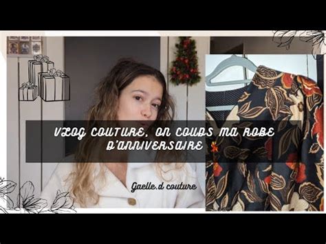 Vlog Couture On Couds Ma Robe D Anniversaire Rose Atelier Bernie Hack