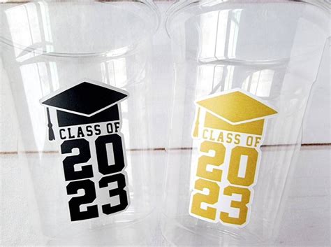 Class of 2023 Party Cups 2023 Graduation Party Cups Class of - Etsy