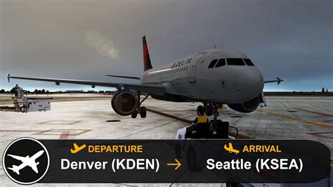 P3d V43 Full Flight Denver To Seattle Kden Ksea Aerosoft A319