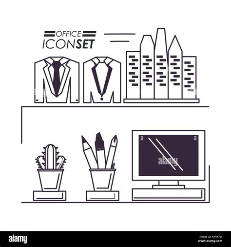 Office icon set design Stock Vector Image & Art - Alamy