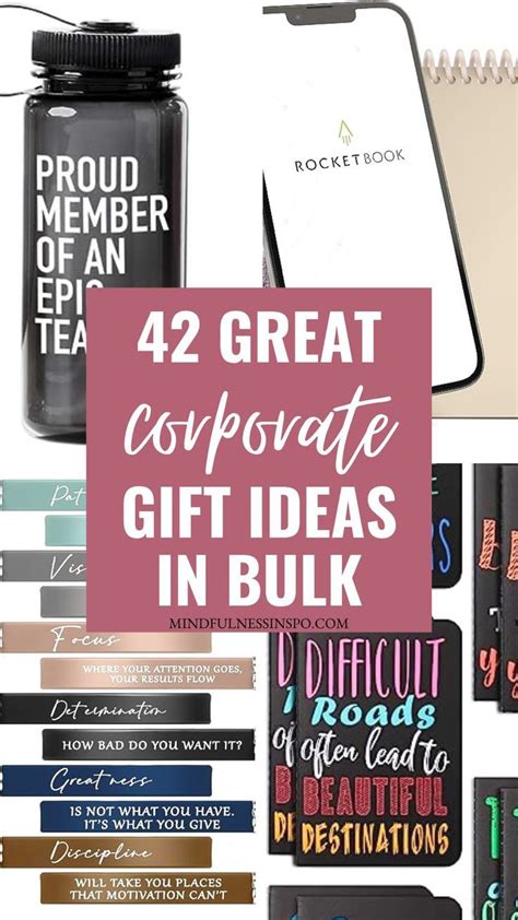 42 Great Corporate Gift Ideas In Bulk Featuring Motivational Water