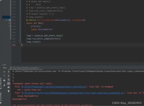Python Async Retrying简单使用 Python Async Retry模块 Csdn博客