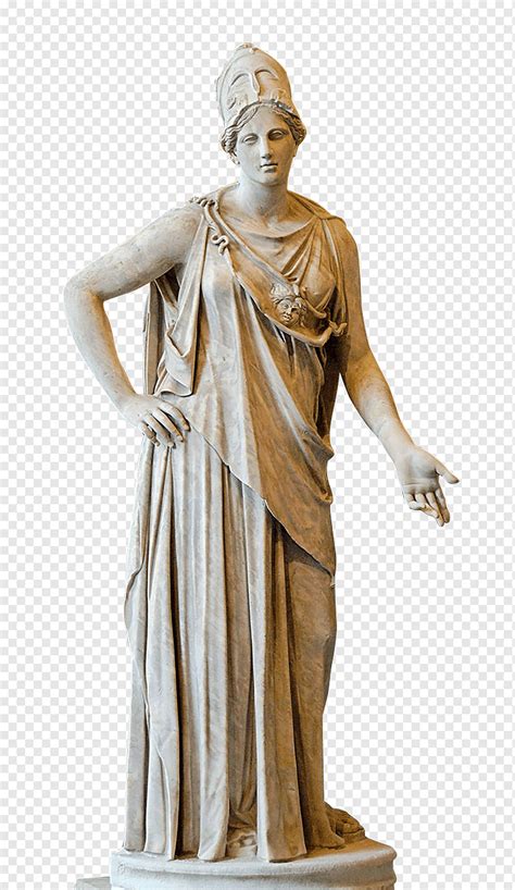 Woman Holding Her Hip Concrete Statue Zeus Athena Greece Greek