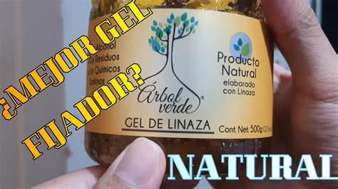 El Mejor Gel Fijador Para Cabello Arbol Verde Gel Natural De Linaza