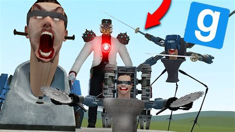 Titan Laser Man Vs Skibidi Toilet Boss Gmod Youtube