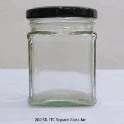 Glass Jar Ml Itc Square Glass Jar Wholesale Trader From Firozabad