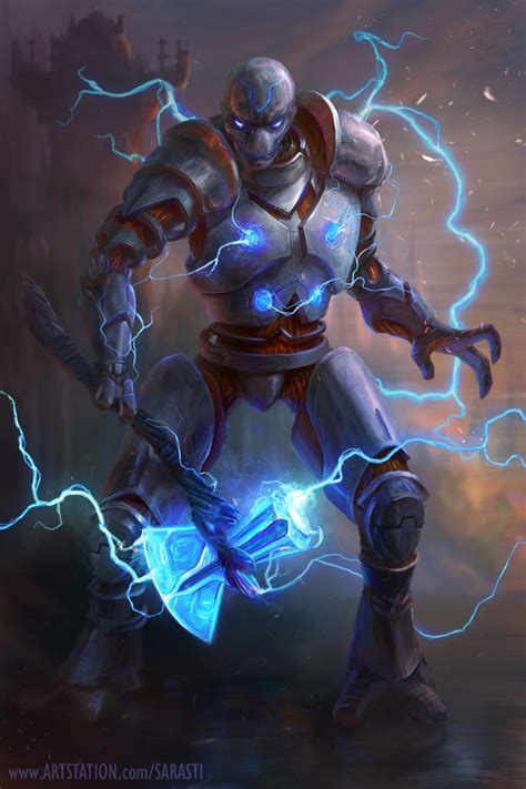 Artstation Tempest Cleric Warforged Juggernaut Work In Progress