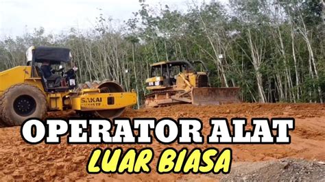 Cara Meratakan Tanah Timbunan Alat Berat Vibro Roller Dan Bulldozer