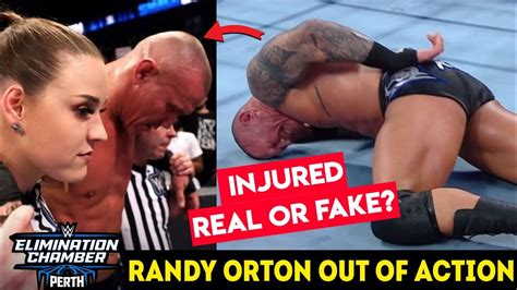 Randy Orton Injured Again Randy Orton Potentially Injured At WWE