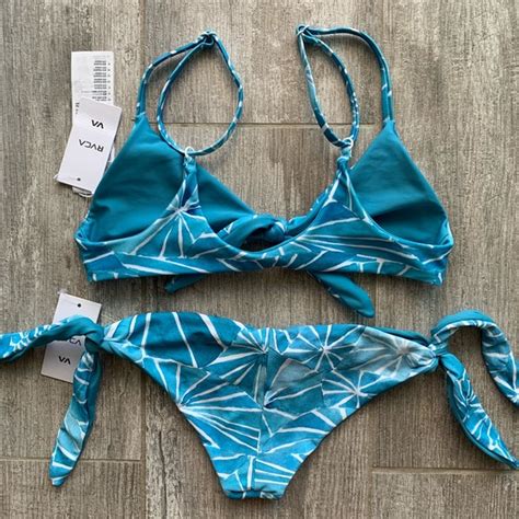 RVCA Swim Rvca Painted Knot Reversible Bikini Set Poshmark