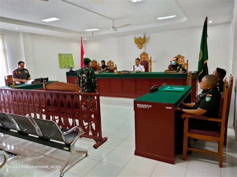 Pengadilan Militer I Banda Aceh Melaksanakan Sidang Keliling Di