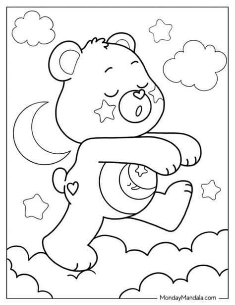 30 Care Bears Coloring Pages Free Pdf Printables In 2024 Bear