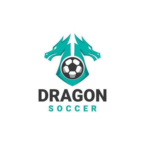 dragon soccer logo design 47750373 Vector Art at Vecteezy