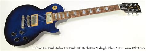 Gibson Les Paul Studio Manhattan Midnight 2015