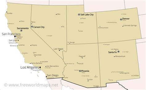 Southwest Of The United States