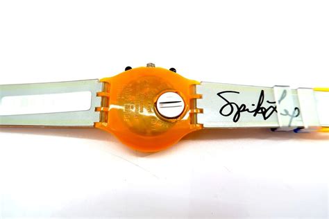 Swatch Aqua Chrono Watch Wake Up Sbz104 By Spike Lee Box Set As Is Read