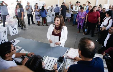 Así Votó Clara Brugada Candidata De La 4t Mx