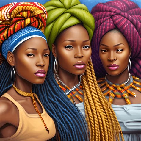 3 Beautiful African Women Praying Creative Fabrica