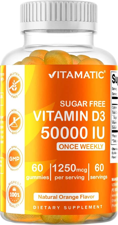 Forestleaf Vitamin D3 50000 Iu Bone Health And Immune Support Small Easy To