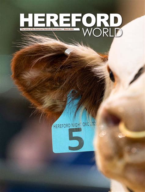 March 2022 Hereford World By American Hereford Association And Hereford