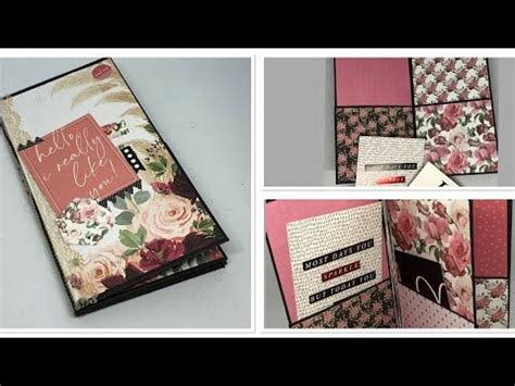 Tuto Mini Album Facile Debutant Avec Feuille A Papier Action