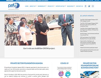 Private Sector Foundation Uganda Psfu Hostalite Web Systems Data