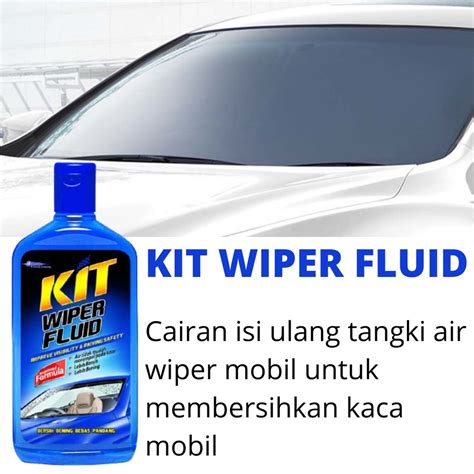 Kit Wiper Fluid Cairan Wiper Pembersih Kaca Mobil Wiper Bersihkan