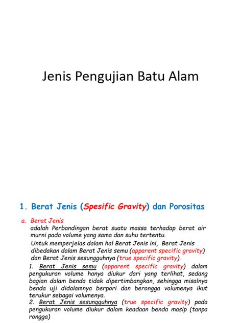 Pengujian Batu Alam Pdf