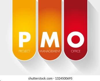 Pmo Project Management Office Acronym Business Stock Vector Royalty