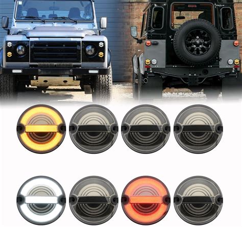 Amazon Nsautolighting Pcs Defender Round Led Side Marker Lights