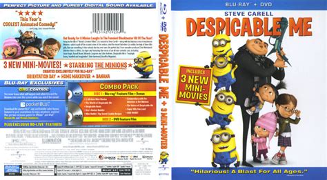 Despicable Me blu-ray cover & labels (2010) R1