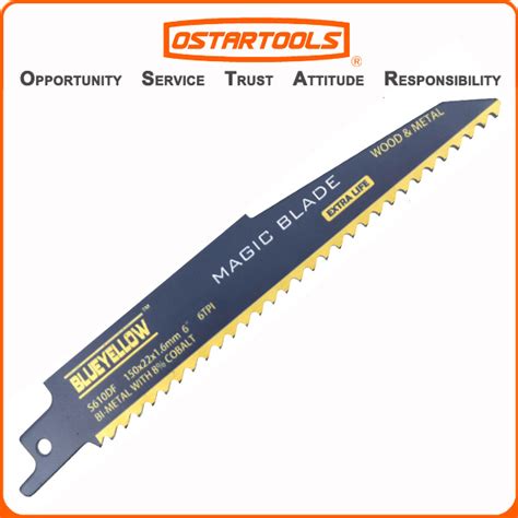 S Df Bi Metal Tpi Sabre Reciprocating Saw Blade For Demolition Work