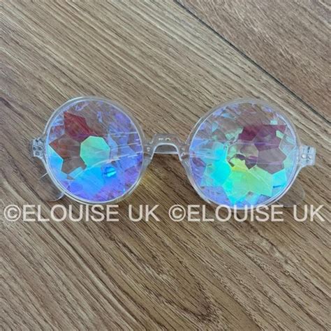 Kaleidoscope Trippy Rave Glasses Festival Glasses Festival Etsy