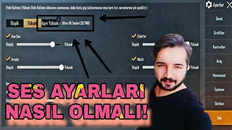 PUBG MOBİLE SES AYARLARI NASIL OLMALI UHD SES AYARLARI NASIL YAPILIR