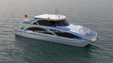 High Speed M Catamaran Restaurant Solar Power Sea Water Taxi Marine