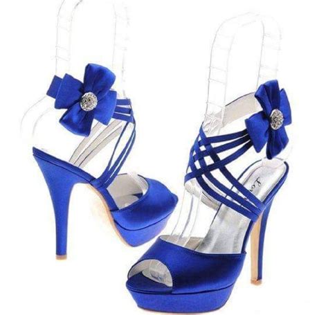 Zapatillas En Color Azul Foro Moda Nupcial Bodas Mx