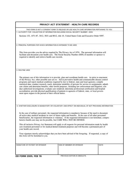 Dd Form 2005 ≡ Fill Out Printable Pdf Forms Online