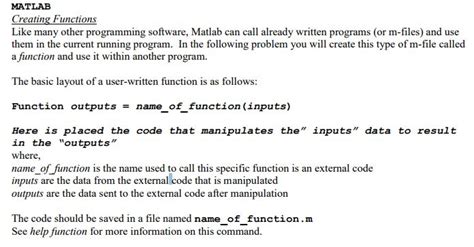 Solved Can You Please Write Matlab Code For This Question