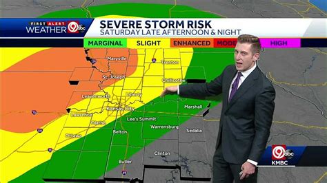 First Alert Storms Possible Saturday Night