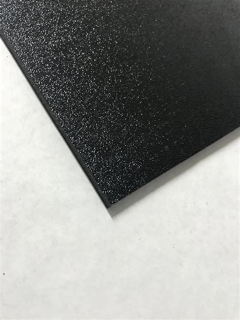 Black ABS Plastic Sheet Textured 14x24x48 Inches Vacuum Forming