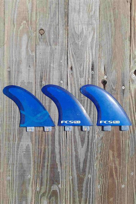 Z Sold Fins Fcs Pc Thruster Set Manly Beach Longboarder