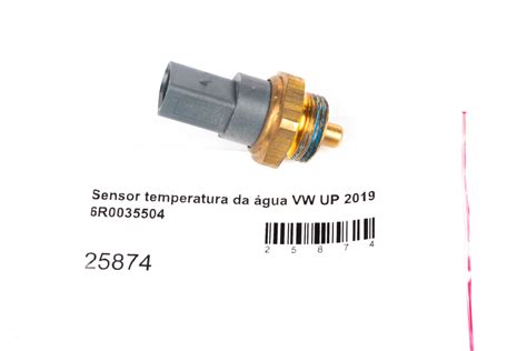 Sensor temperatura da água VW UP 2019 6R0035504 Genebra Autopeças