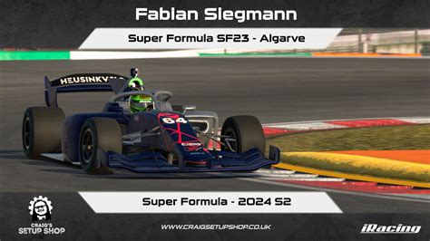 IRacing 24S2 Super Formula SF23 Super Formula Algarve FS