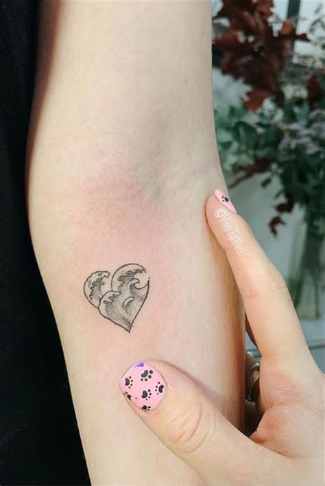 Simple Small Heart Tattoo Design For Woman On Valentine S Day To