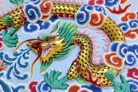 Chinese Dragon Painting Wallpaper